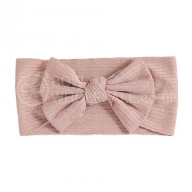 Luxury Ribbed Bow Baby Headband Luxury Ribbed Bow Baby Headband