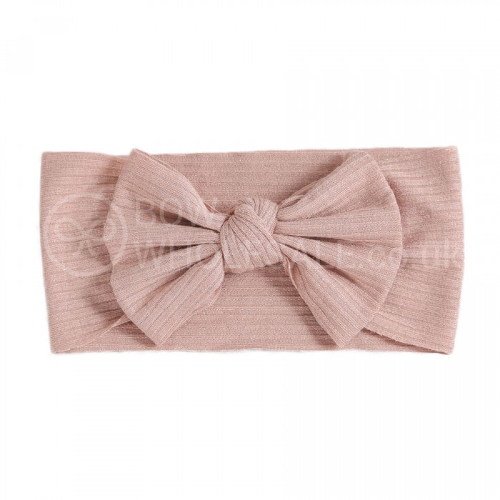 Luxury Ribbed Bow Baby Headband