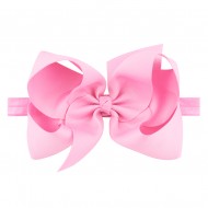 Classic 6inch Bow On Satin Headband