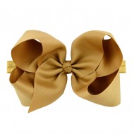 Classic 6inch Bow On Satin Headband