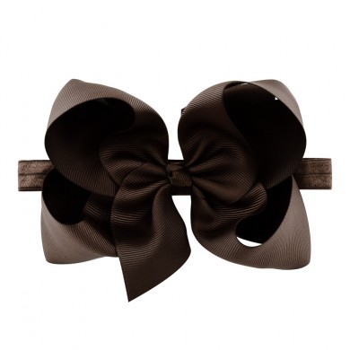 Classic 6inch Bow On Satin Headband Classic 6inch Bow On Satin Headband