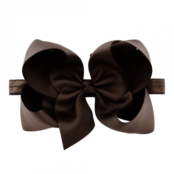 Classic 6inch Bow On Satin Headband