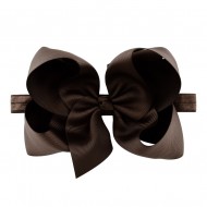 Classic 6inch Bow On Satin Headband