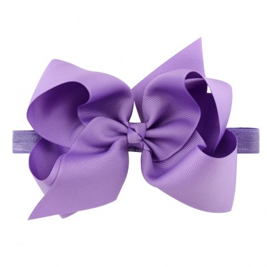 Classic 6inch Bow On Satin Headband Classic 6inch Bow On Satin Headband