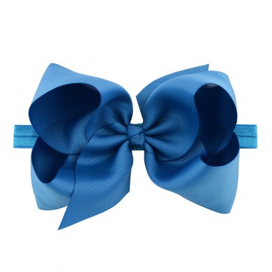 Classic 6inch Bow On Satin Headband Classic 6inch Bow On Satin Headband