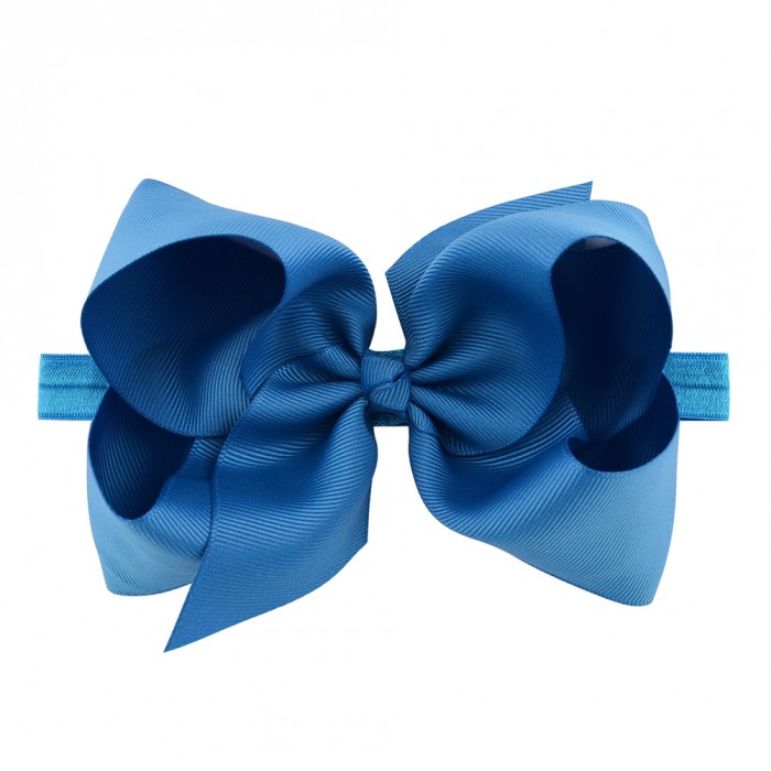 Classic 6inch Bow On Satin Headband