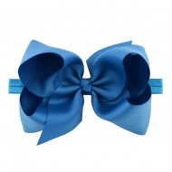 Classic 6inch Bow On Satin Headband