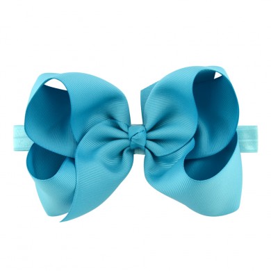 Classic 6inch Bow On Satin Headband Classic 6inch Bow On Satin Headband