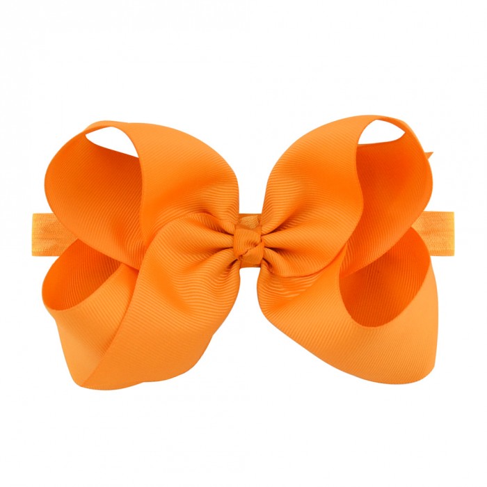 Classic 6inch Bow On Satin Headband