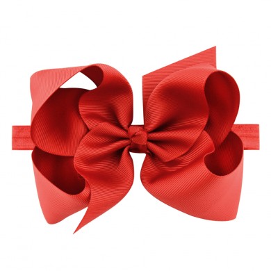 Classic 6inch Bow On Satin Headband Classic 6inch Bow On Satin Headband