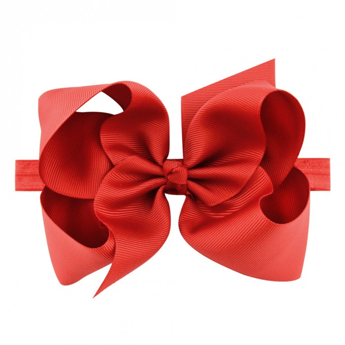 Classic 6inch Bow On Satin Headband