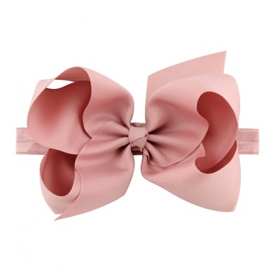 Classic 6inch Bow On Satin Headband Classic 6inch Bow On Satin Headband