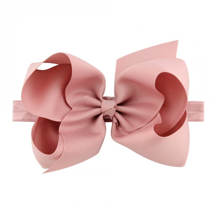 Classic 6inch Bow On Satin Headband