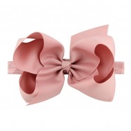 Classic 6inch Bow On Satin Headband
