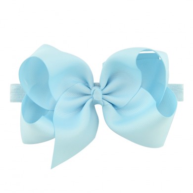 Classic 6inch Bow On Satin Headband Classic 6inch Bow On Satin Headband
