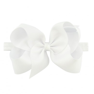 Classic 6inch Bow On Satin Headband Classic 6inch Bow On Satin Headband