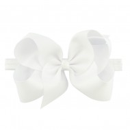 Classic 6inch Bow On Satin Headband