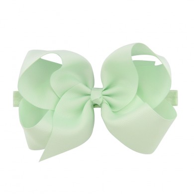Classic 6inch Bow On Satin Headband Classic 6inch Bow On Satin Headband