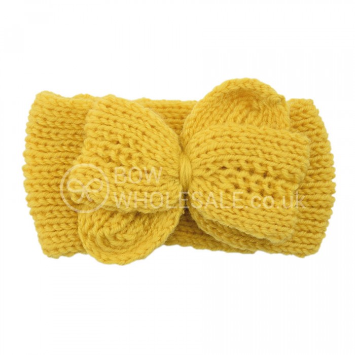 Luxury Wooly Big Bow Headwrap