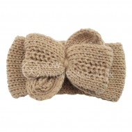 Luxury Wooly Big Bow Headwrap
