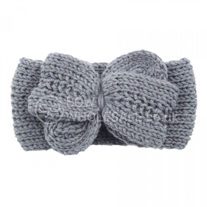 Luxury Wooly Big Bow Headwrap