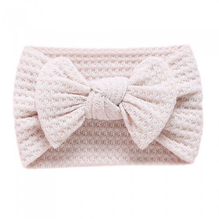 Luxury Waffle Bow Baby Headband