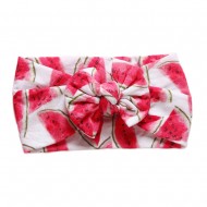 Luxury Nylon Bow Baby Headband - Fruit