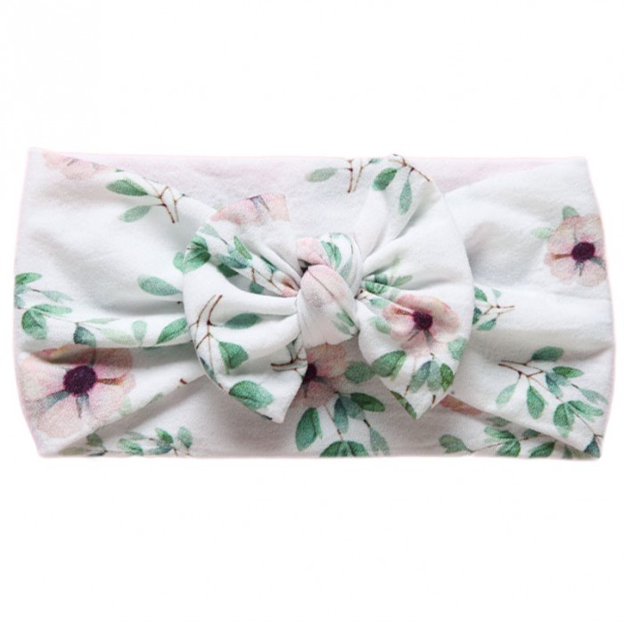 Luxury Nylon Bow Headbands - Floral