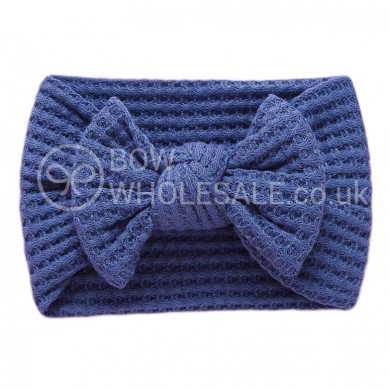 Luxury Waffle Bow Baby Headband Luxury Waffle Bow Baby Headband