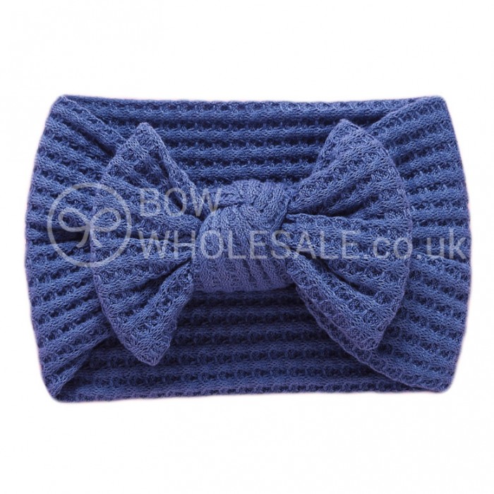 Luxury Waffle Bow Baby Headband
