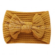 Luxury Waffle Bow Baby Headband