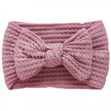 Luxury Waffle Bow Baby Headband Luxury Waffle Bow Baby Headband