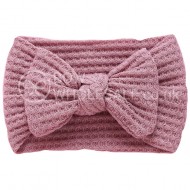 Luxury Waffle Bow Baby Headband