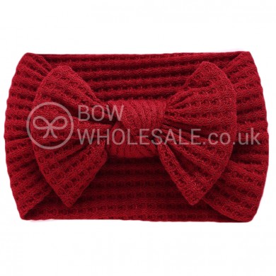 Luxury Waffle Bow Baby Headband Luxury Waffle Bow Baby Headband
