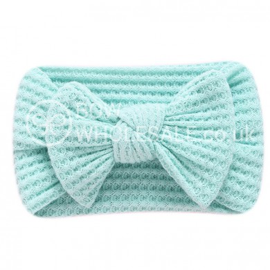 Luxury Waffle Bow Baby Headband Luxury Waffle Bow Baby Headband