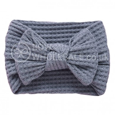 Luxury Waffle Bow Baby Headband Luxury Waffle Bow Baby Headband
