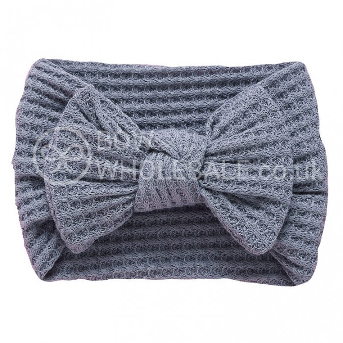 Luxury Waffle Bow Baby Headband
